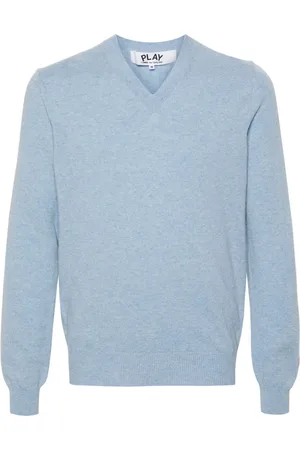 Comme des Garçons Logo-appliqu?? wool jumper