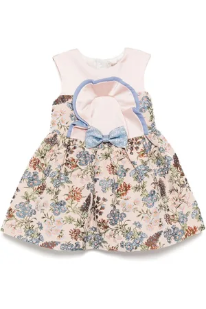 HUCKLEBONES LONDON Ruffle bib bodice dress