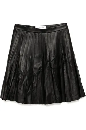 YVES SALOMON Pleated mini skirt