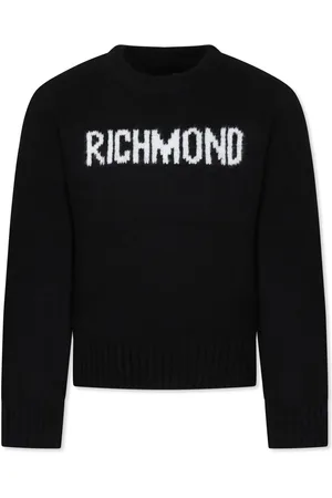 John Richmond Logo-jacquard sweater