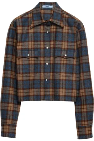 Prada Checked wool shirt
