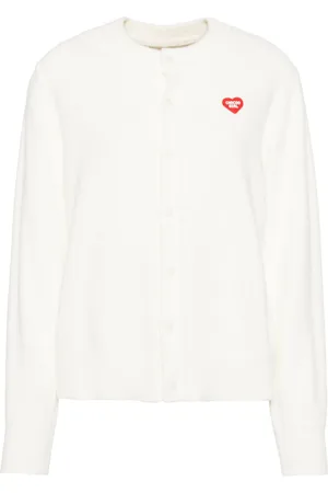 Chocoolate Logo patch cardigans