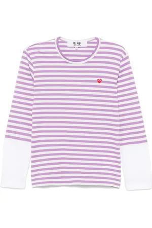 Comme des Garçons Long-sleeve striped T-shirt