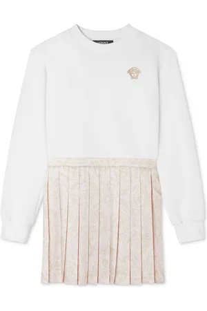 VERSACE Barocco-print sweater dress