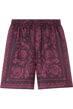 VERSACE Barocco silk shorts