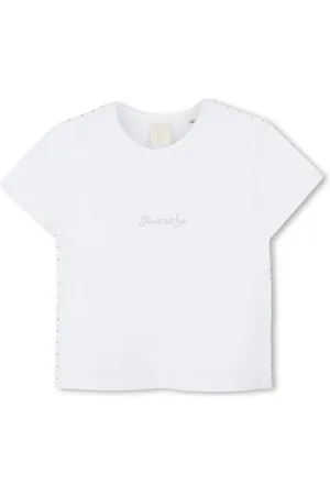 Givenchy Rhinestone-logo cotton T-shirt