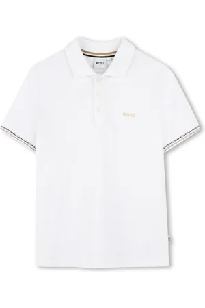 HUGO BOSS Logo-print short-sleeve polo shirt