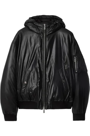 Burberry Hooded bomber jacket