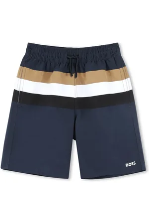 HUGO BOSS Striped swim shorts