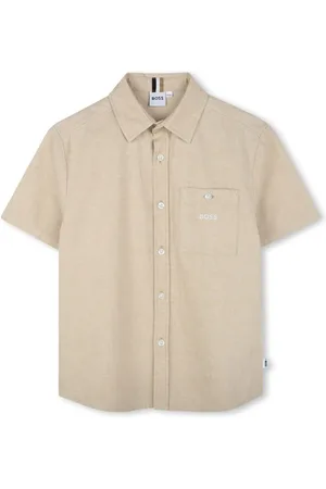HUGO BOSS Logo-embroidered shirt