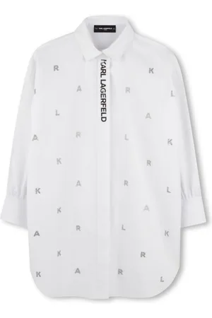 Karl Lagerfeld Logo-appliqu?? dress