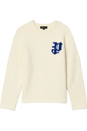 Purple Brand Intarsia-knit logo jumper