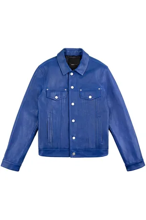 Purple Brand P028 leather jacket