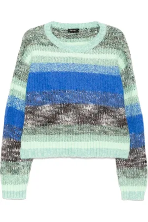 tout a coup Striped crew-neck jumper