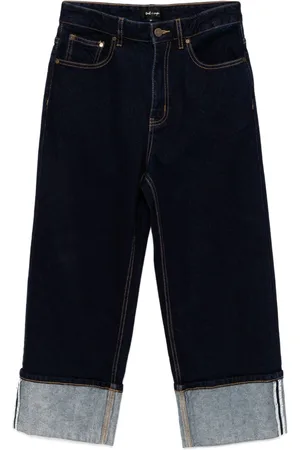 tout a coup Turned-up cuff jeans