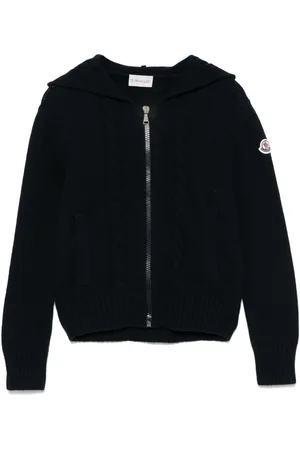 Moncler Virgin wool zip-up hoodie