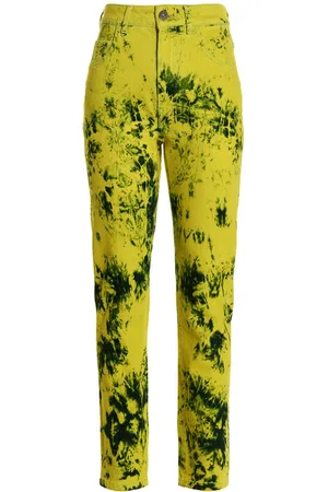 FERRARI Tie dye-print jeans