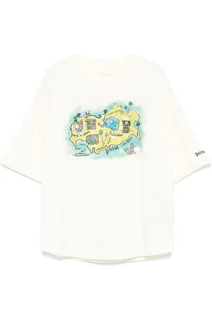 Palm Angels Map-print T-shirt