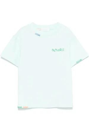 Palm Angels Logo-embroidered T-shirt