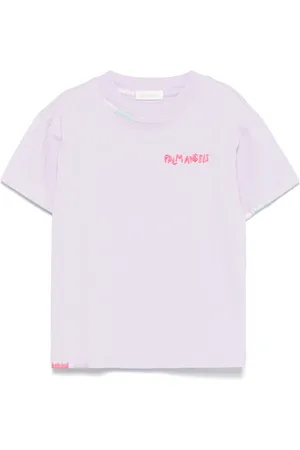 Palm Angels Logo-embroidered T-shirt