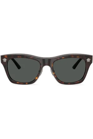 VERSACE Tortoiseshell-effect sunglasses