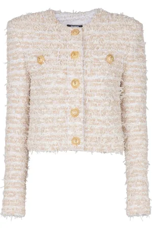 Balmain Cropped tweed jacket