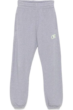 OFF-WHITE Logo-embroidered track trousers