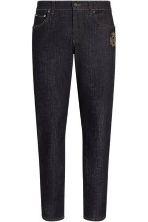 Dolce & Gabbana Logo-appliqu?? tapered jeans