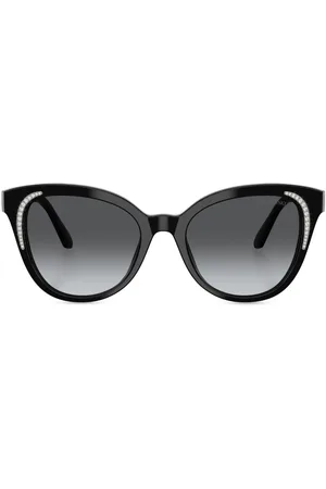 Swarovski Crystal-embellished oversized sunglasses