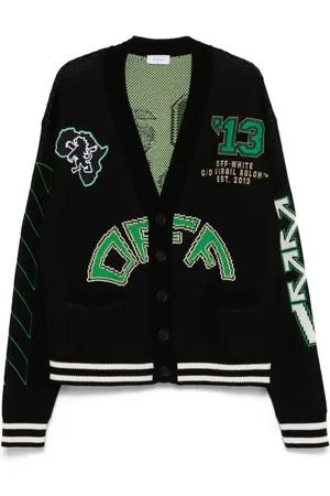 OFF-WHITE Patch-detailing cardigan
