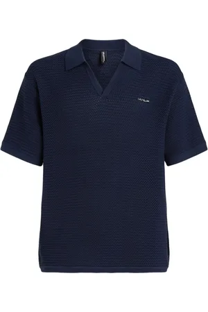 Karl Lagerfeld Hotel Karl crochet polo shirt