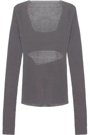 Quira Long-sleeve ribbed-knit top