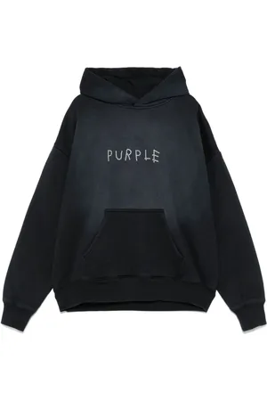 Purple Brand Logo-embellishment hoodie