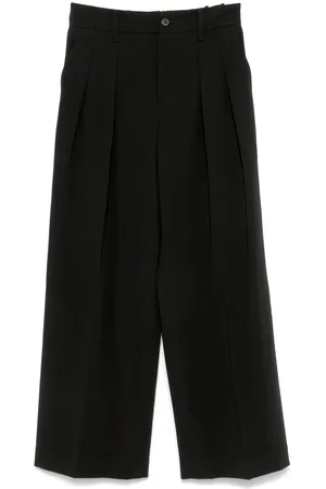 Issey Miyake Wool gabardine trousers