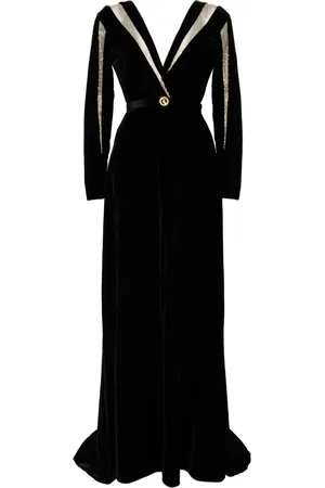 Saiid Kobeisy Velvet long dress