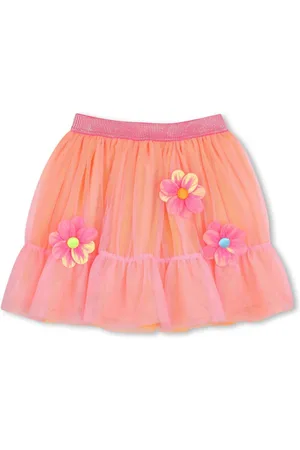 Billieblush Flower-appliqu?? tutu skirt