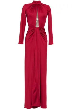 Saiid Kobeisy Jersey pleated dress
