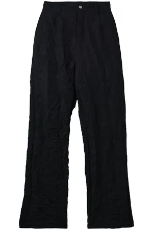 Spencer Badu Pleated wrinkled trousers