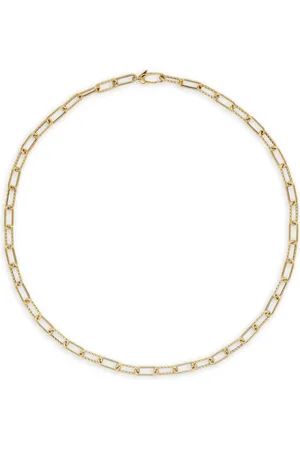 David Yurman 18kt yellow DY Madison chain necklace (4mm)