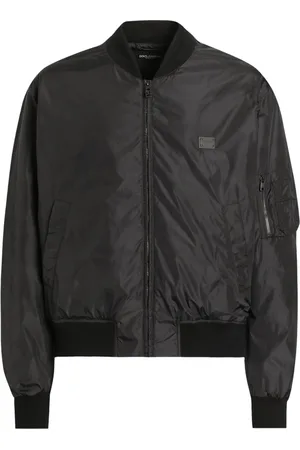 Dolce & Gabbana Logo-plaque bomber jacket