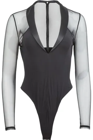 FLEUR DU MAL V-neck bodysuit