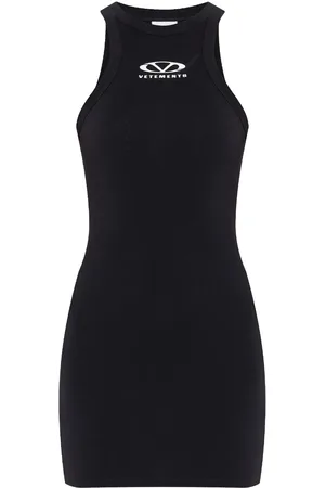 Vetements Logo-print mini dress