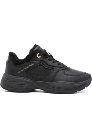 Tommy Hilfiger Faux shearling-trim sneakers