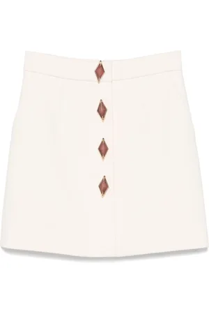 Roberto Cavalli Gem-embellished mini skirt