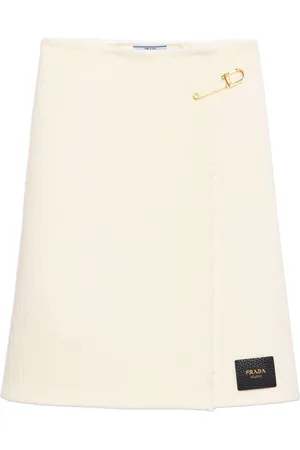 Prada Twill midi skirt