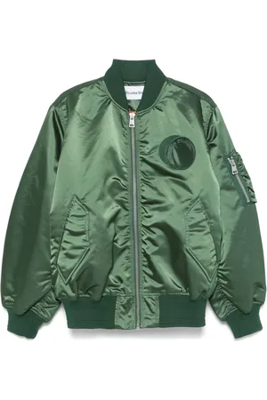 Etudes Logo-patch bomber jacket