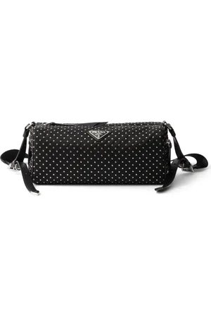 Prada Studded Re-Nylon shoulder bag