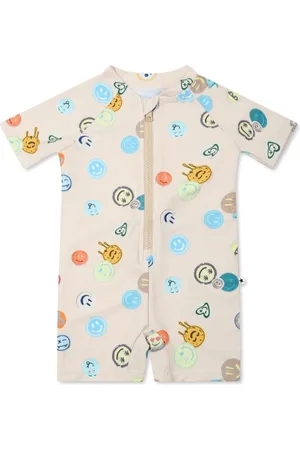 Molo Smiley face sun-protection suit