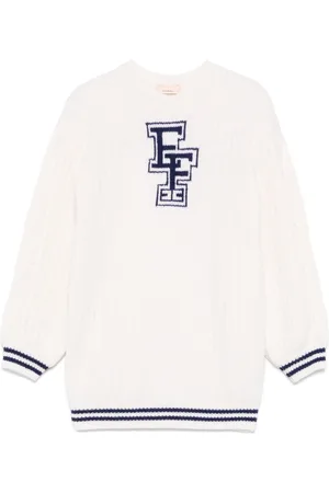 Elisabetta Franchi Intarsia-logo sweater