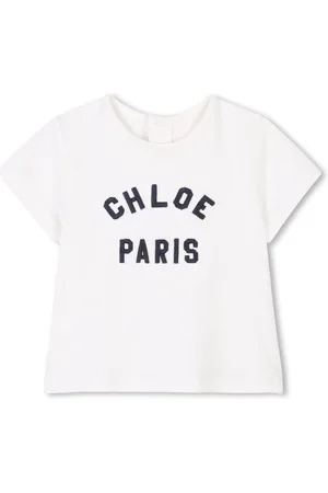 Chloé Logo-embroidered cotton T-shirt